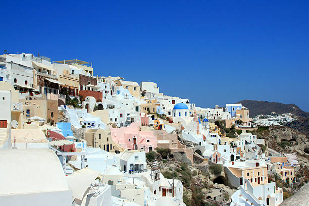 istock View over town Oia island Santorini, Greece 92365589