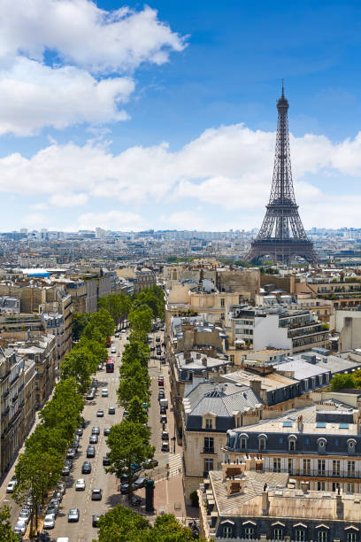 istock Paris Eiffel tower and skyline aerial France 923656538