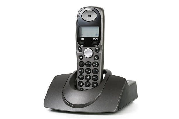 istock Close-up of a phone isolated on white background 92366348