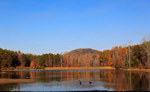 istock Lake and Mountain in Autumn 923666508