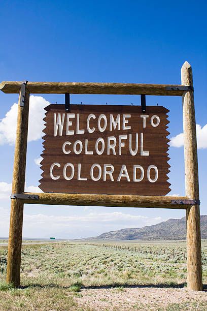 istock Welcome to Colorado sign 92366941