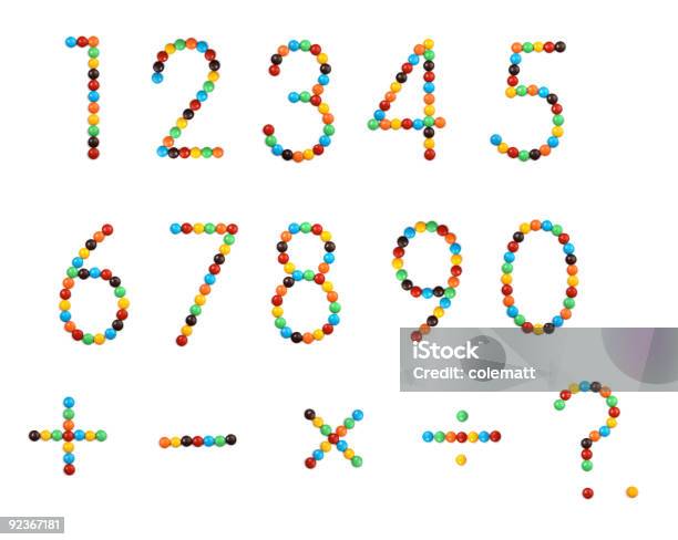 Candy Chocolate Numbers 130mp Stock Photo - Download Image Now - Blue, Candy, Chocolate