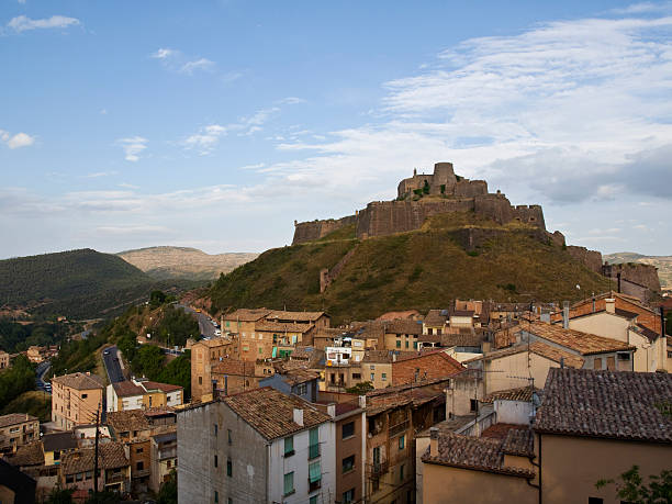 cardona zamek - castle catalonia spain majestic zdjęcia i obrazy z banku zdjęć