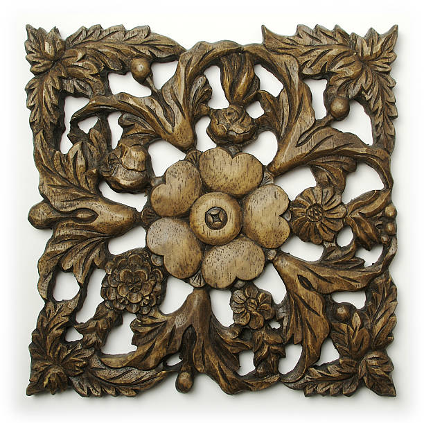 istock Ornate Wood Ornament 92367722