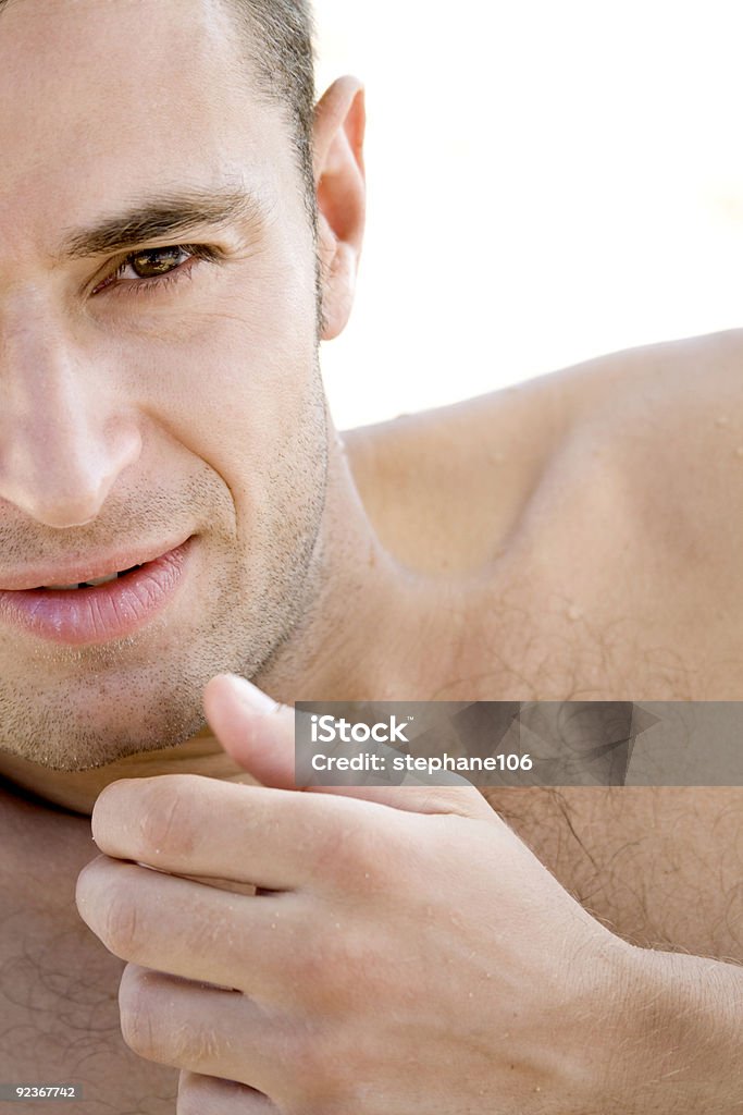 Sexy giovane uomo. - Foto stock royalty-free di A petto nudo