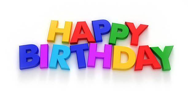istock Happy Birthday spelled out in colorful letters 92367821