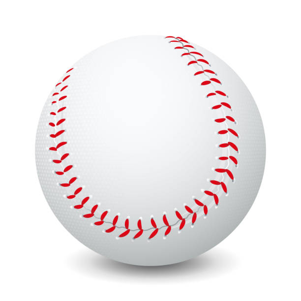 baseball – wektor akcji - baseball baseballs isolated dirty stock illustrations