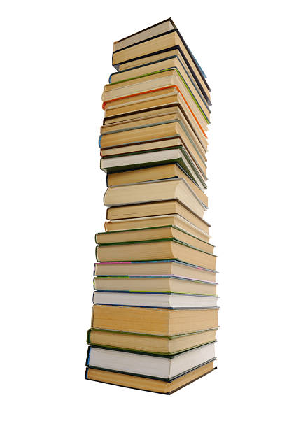 istock pile of books  isolated on white 92368364