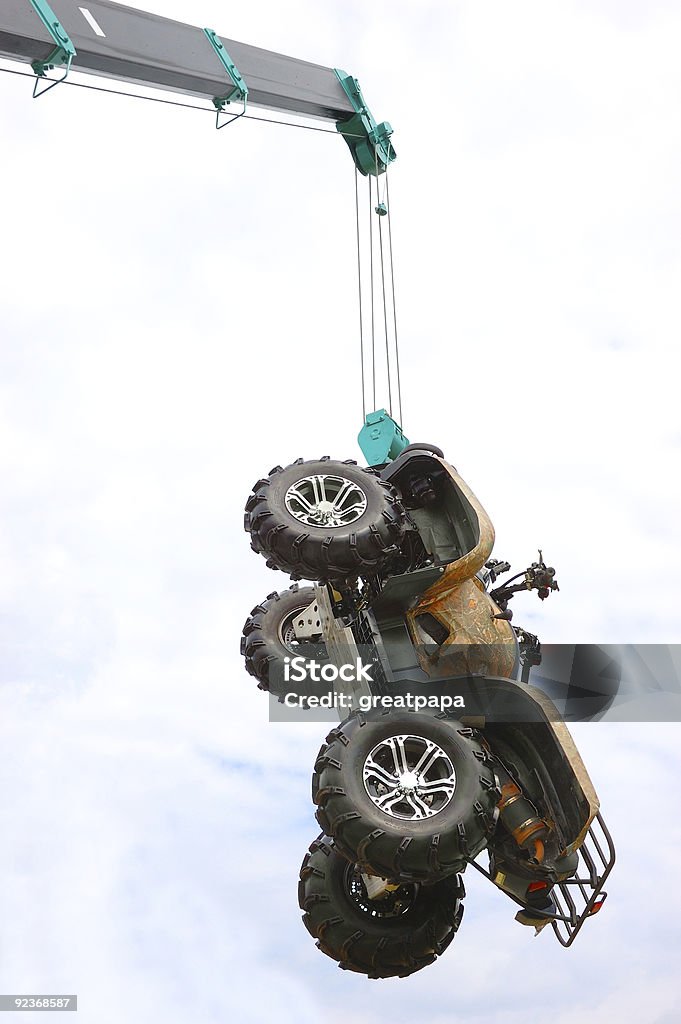 Quad su sky - Foto stock royalty-free di 4x4