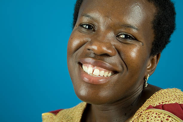 istock African woman smiles 92369077