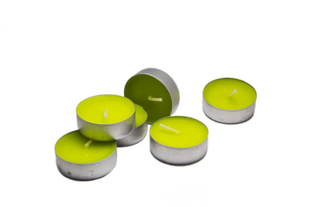 istock Candles in aluminum isolated on white 923691350