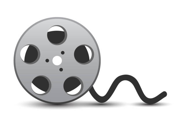 istock Movie cassette with cinema tape - stock vector 923693304