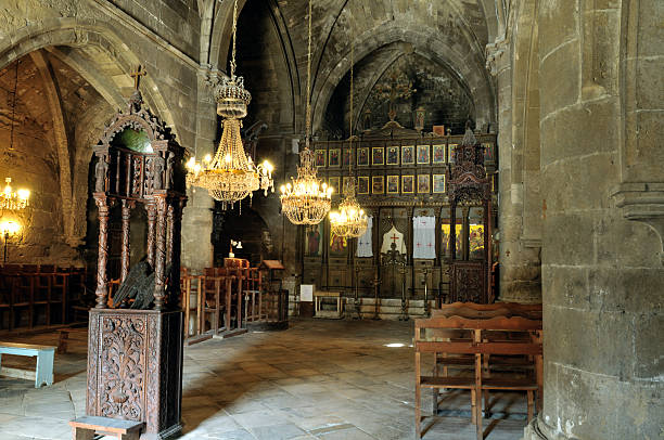 In Falatados, on the island of Tinos, the Cathedral of St. John-the Holy Trinity is one of the most majestic churches on the island with an 18 meter dome, 17th century icons and rich decoration