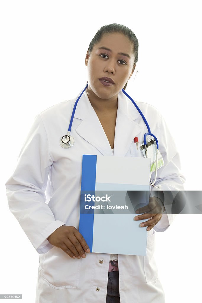 医療スタッフ、パンフレット - カラー画像のロイヤリティフリーストックフォト