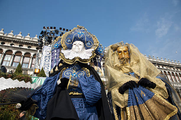 istock Couple of venetian mask 92370270