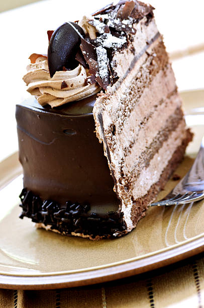 istock Slice of chocolate cake 92370311