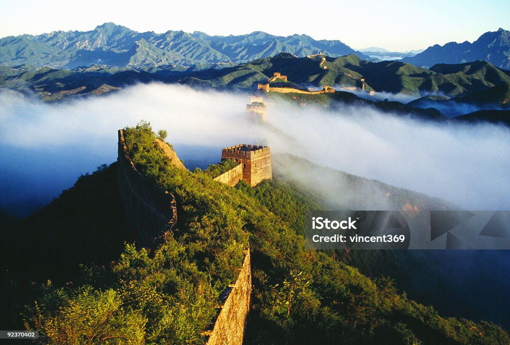 Grande Muraglia cinese - Foto stock royalty-free di Muraglia cinese