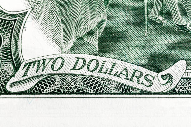 istock Two dollars - Inscription on U.S. money 923704334