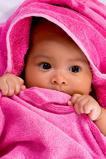 istock Baby in the Towel 92370461