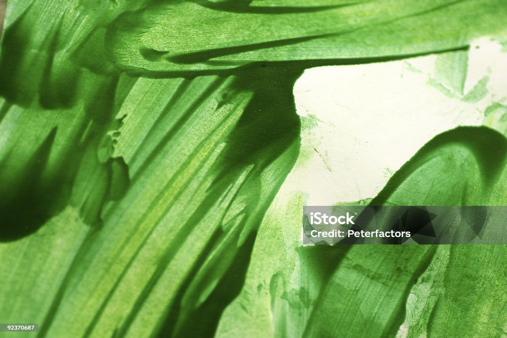 Zielony brushstroke wodne tle - Zbiór zdjęć royalty-free (Malowanie palcami)
