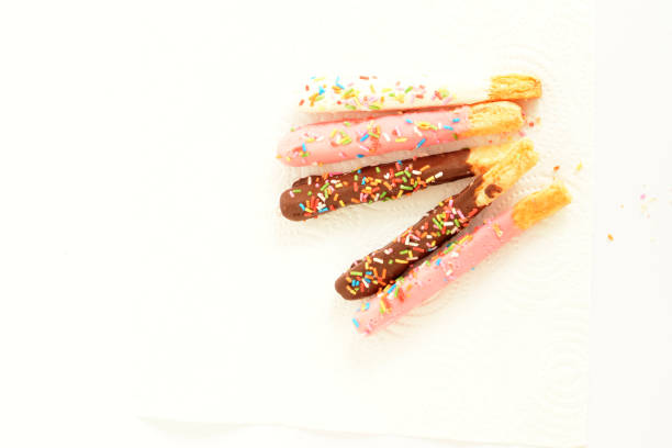 istock Sweet chocolate stick on white background. 923707408