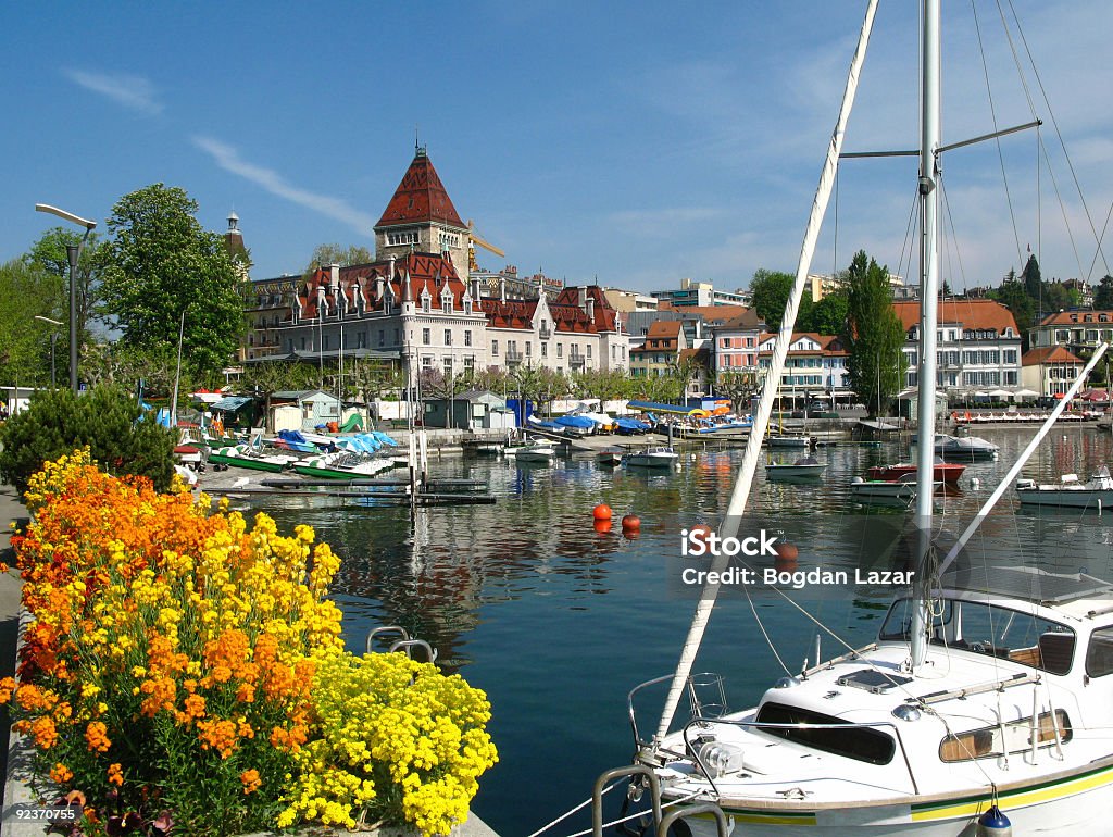 Château d''Ouchy 04, de Lausanne, Suisse - Photo de Lausanne libre de droits