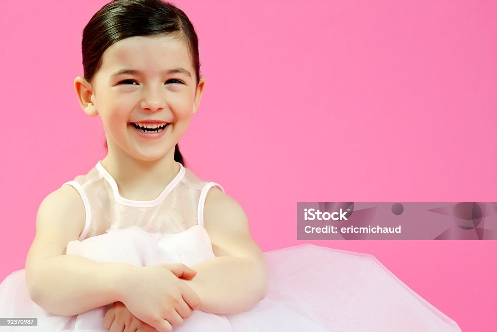 Little ballet dancer smiling  Child Stock Photo