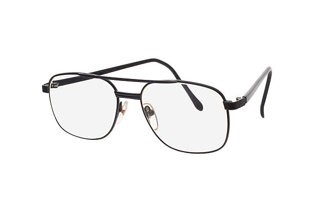 istock Metal frame old fashion spectacles 92371003