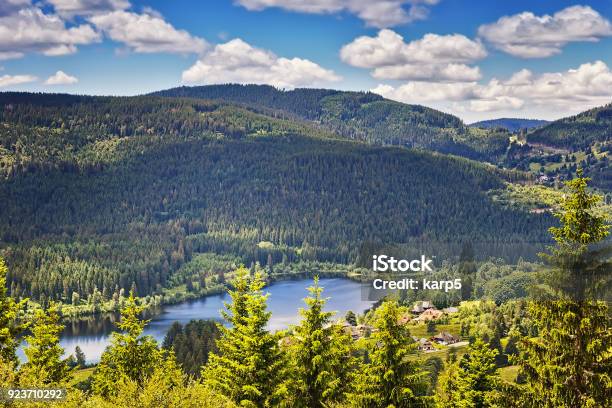 Panoramic View Lake Schluchsee Black Forest Badenwuerttemberg Region Germany Stock Photo - Download Image Now