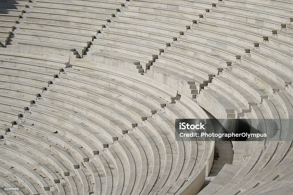 Dionysos Amphitheatre w Grecji - Zbiór zdjęć royalty-free (Amfiteatr)