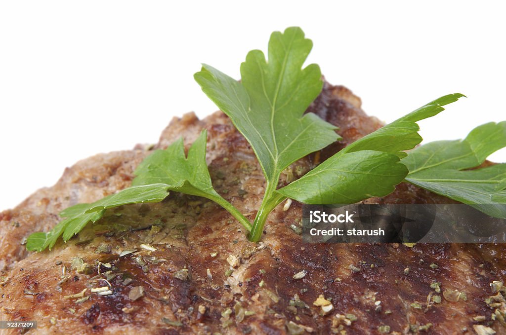 Bistecs de carne de res a la parrilla - Foto de stock de Alimento libre de derechos