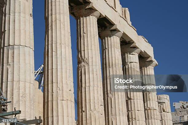 Parthenon Columnas Foto de stock y más banco de imágenes de Derecho - Derecho, Grecia - Europa del sur, Acrópolis - Atenas