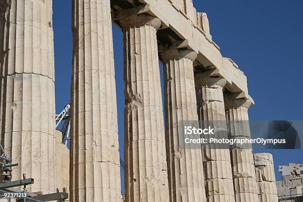 Colonne Del Partenone - Fotografie stock e altre immagini di Grecia - Stato - Grecia - Stato, Legge, Acropoli - Atene