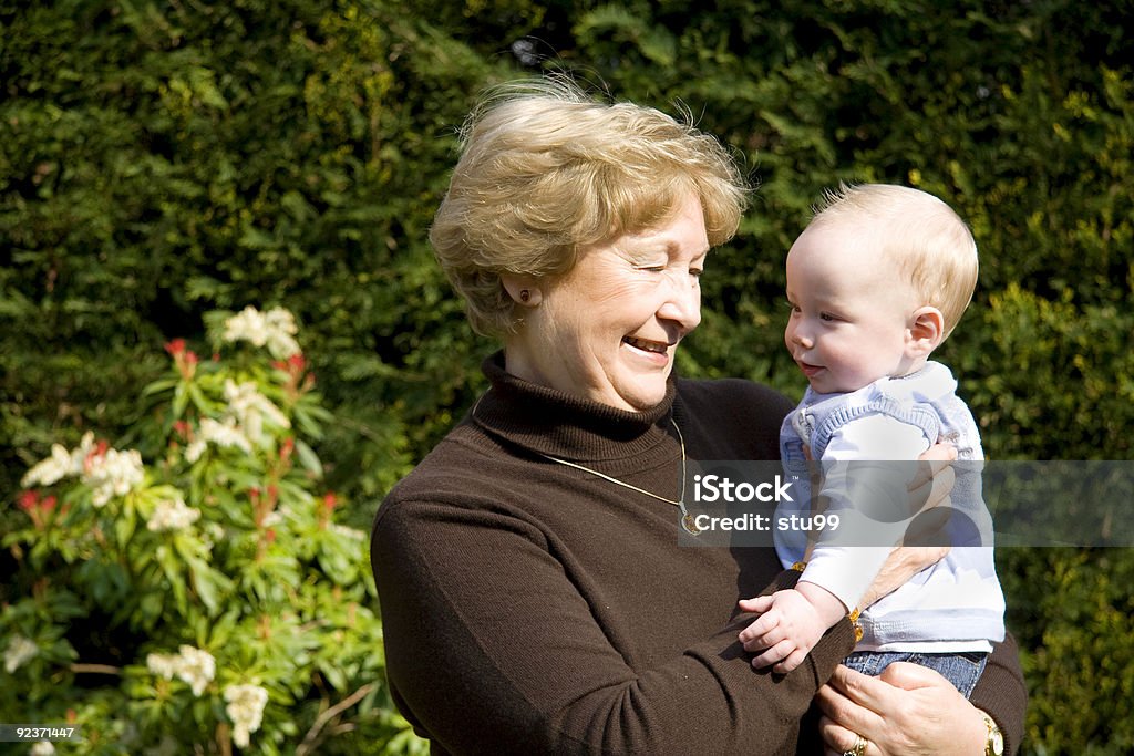 Grandmother with Grandson  Active Seniors Stock Photo