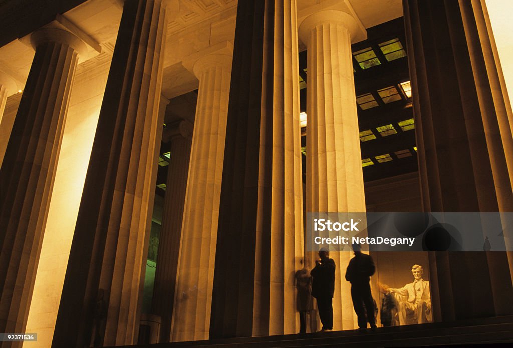 Lincoln Memorial, Washington DC at night  Washington DC Stock Photo