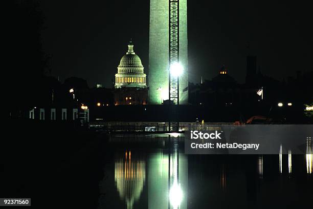 国会議事堂ワシントンモニュメントの夜景 - アメリカ合衆国のストックフォトや画像を多数ご用意 - アメリカ合衆国, アメリカ合衆国上院, アメリカ国会議事堂