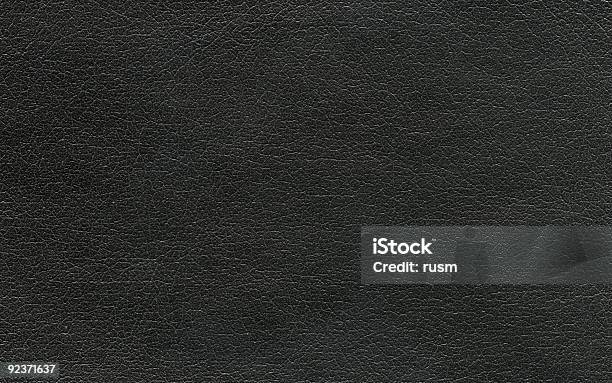 Hires Schwarzem Lederhintergrund Stockfoto und mehr Bilder von Leder - Leder, Texturiert, Bildhintergrund