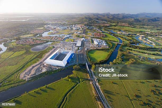 Widok Z Lotu Ptaka Z Stadium - zdjęcia stockowe i więcej obrazów Queensland - Queensland, Zakład oczyszczania ścieków, Stadion