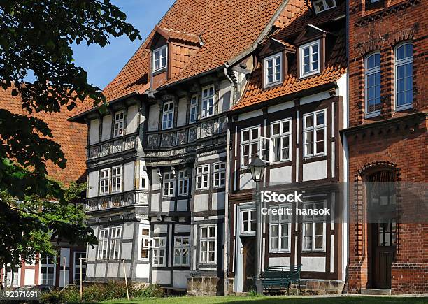 Foto de Hildesheim Velho e mais fotos de stock de Alemanha - Alemanha, Armação de Madeira, Casa