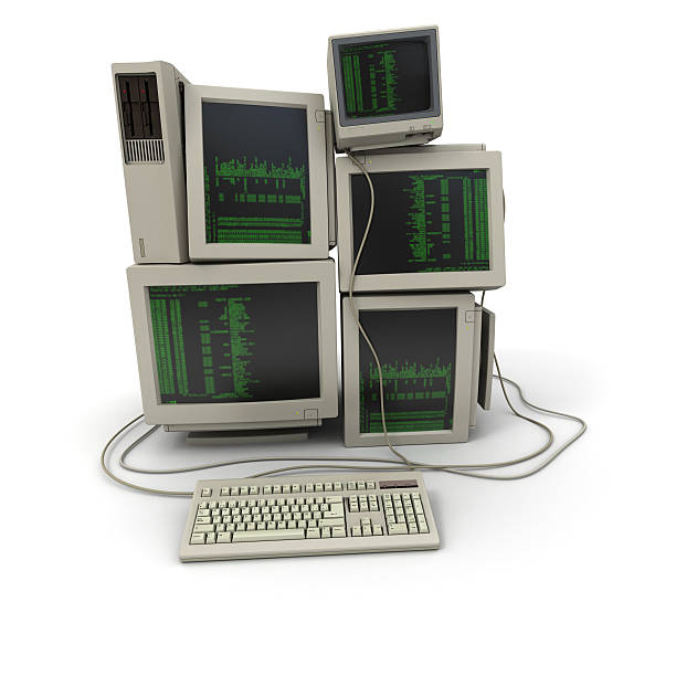 istock Pile of vintage computers and accessories 92371868