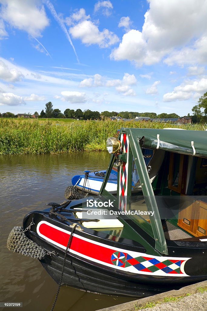 UK Canal Barge  Barge Stock Photo