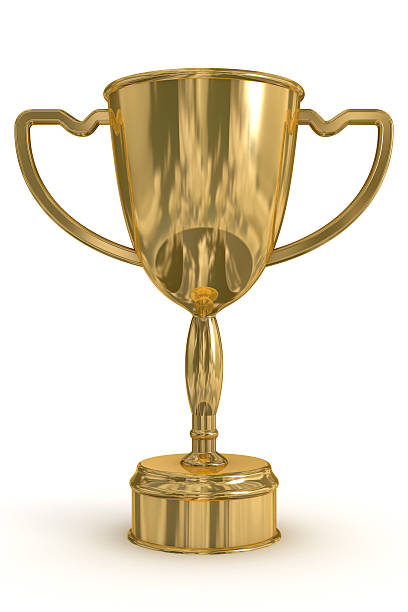 istock Gold cup of the winner. 3D  image. 92372325