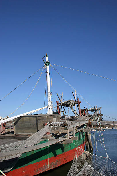 istock Traditional Korea - shrimp boat 92372535