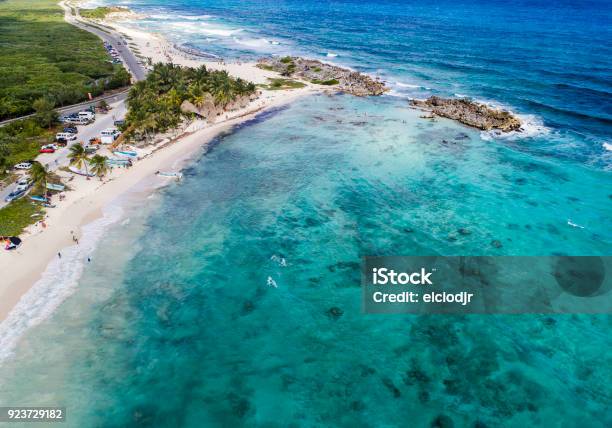 Chen Rio Beach Stock Photo - Download Image Now - Cozumel, Mexico, Beach