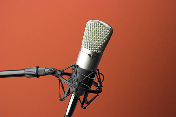 Studio Microphone stock photo