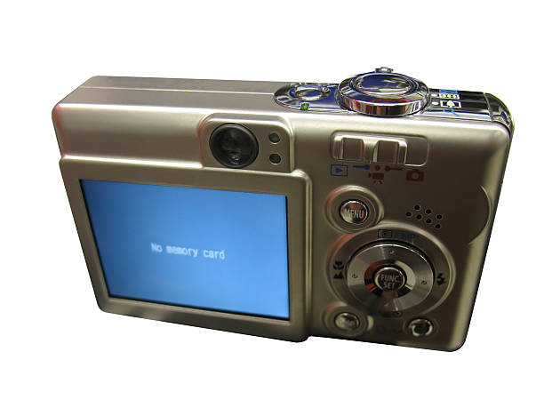 macchina fotografica digitale - 2 tracciati di ritaglio - access point flash foto e immagini stock