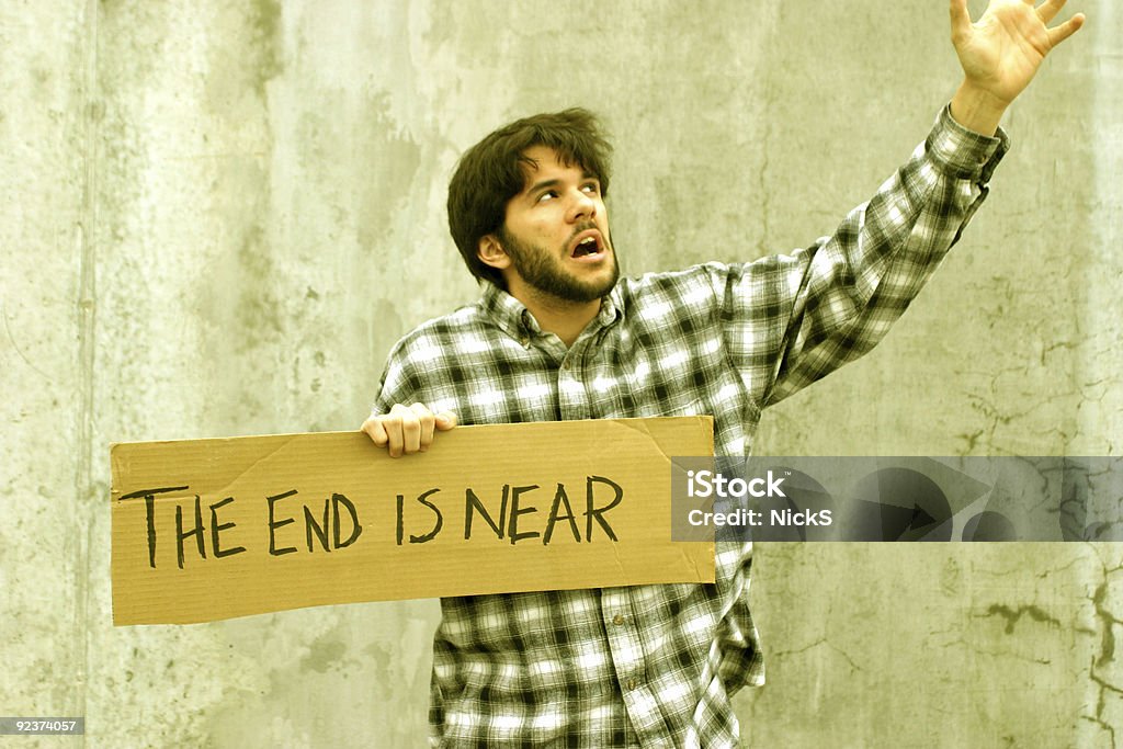 THE END IS NEAR  Approaching Stock Photo