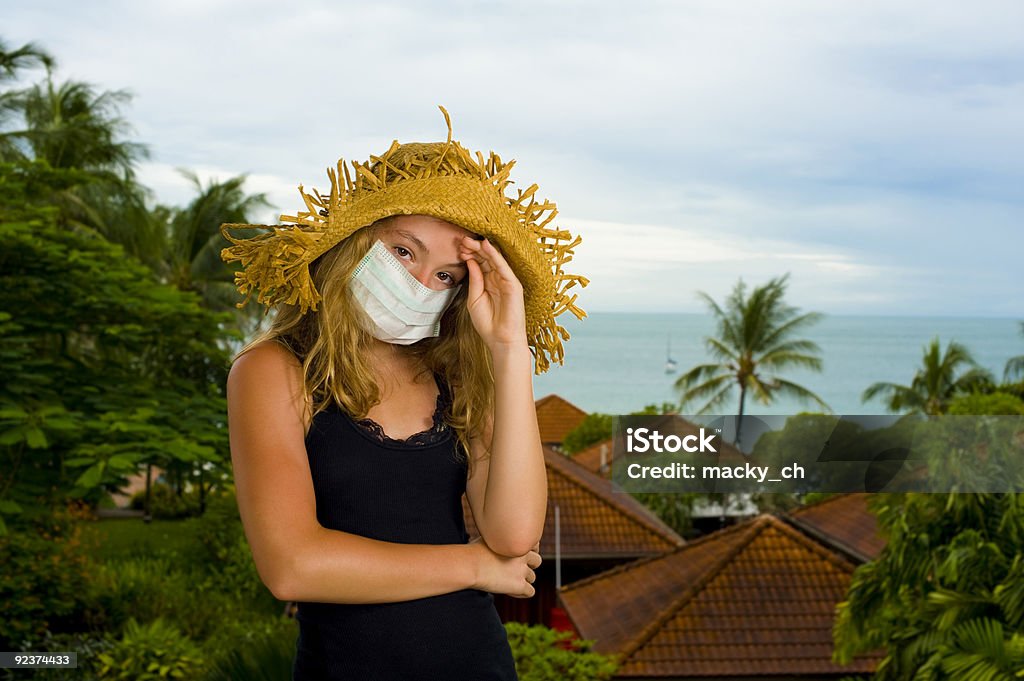 teenager mit Gesichtsmaske - Lizenzfrei Insel Ko Samui Stock-Foto