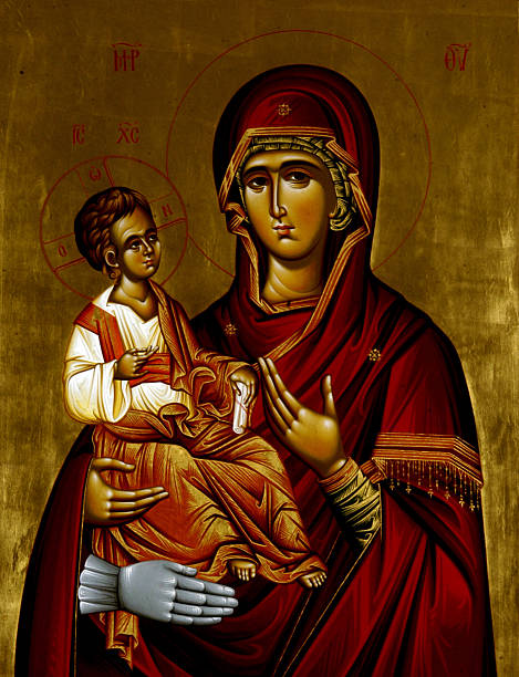 Madonna  orthodox church stock pictures, royalty-free photos & images