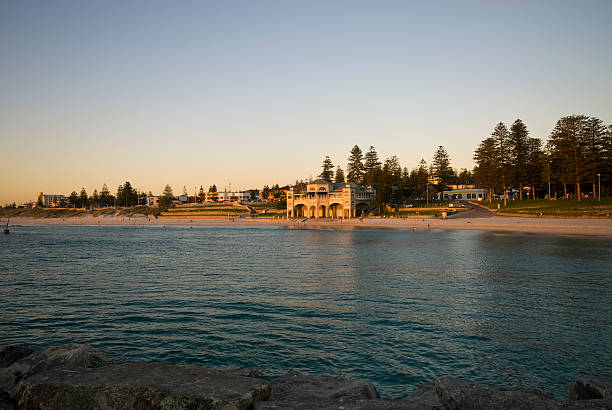 istock sunset at Indiana Tea House Cottesloe Beach 92374877